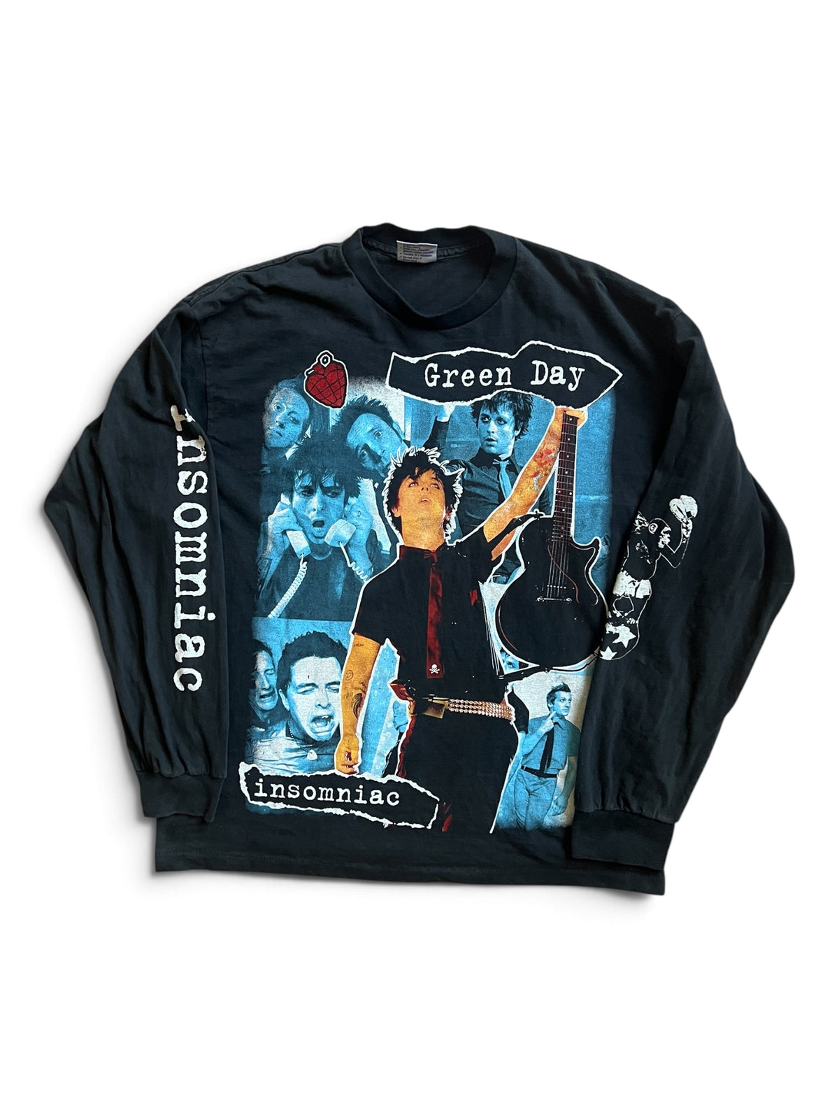 Bootleg Green Day Insomniac 1995 Tour Long Sleeve Shirt