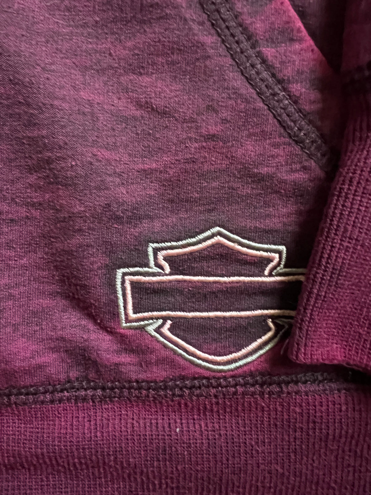 Lightweight Harley Davidson Y2K Zip up Hoodie