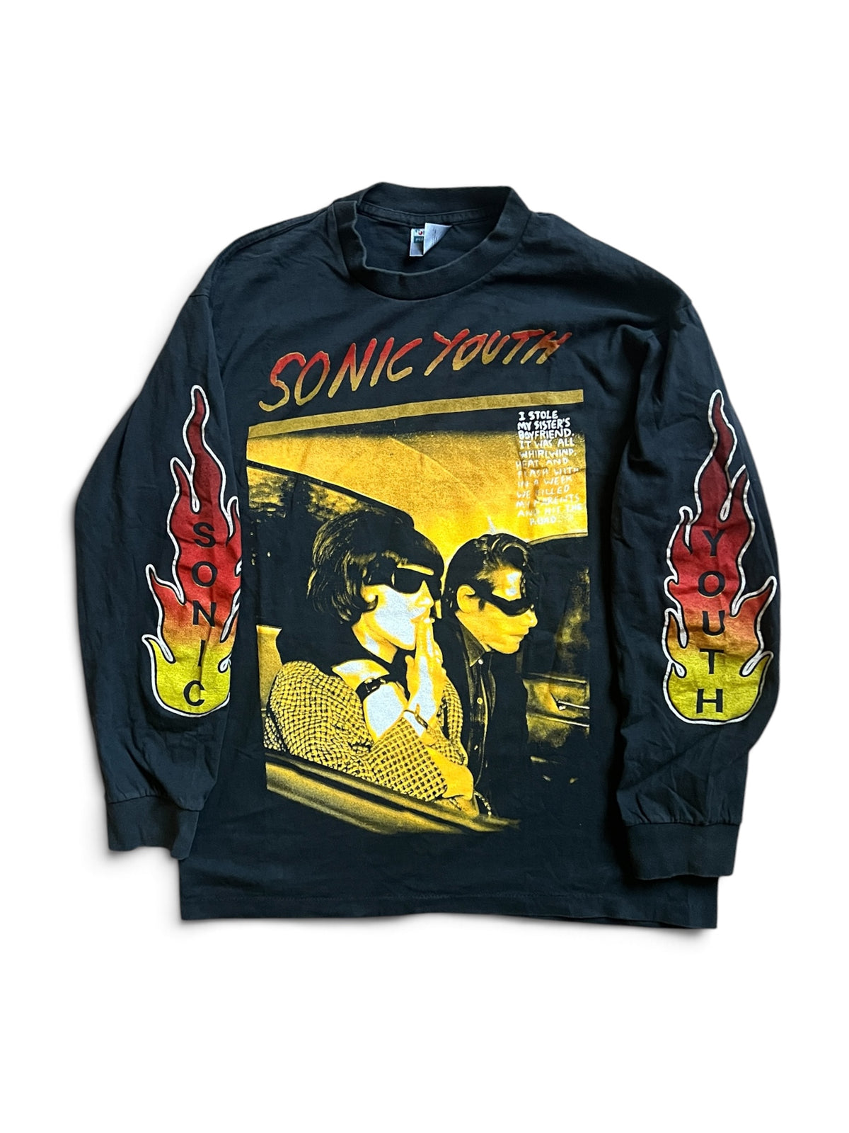 Bootleg Sonic Youth Goo Album Long Sleeve Shirt