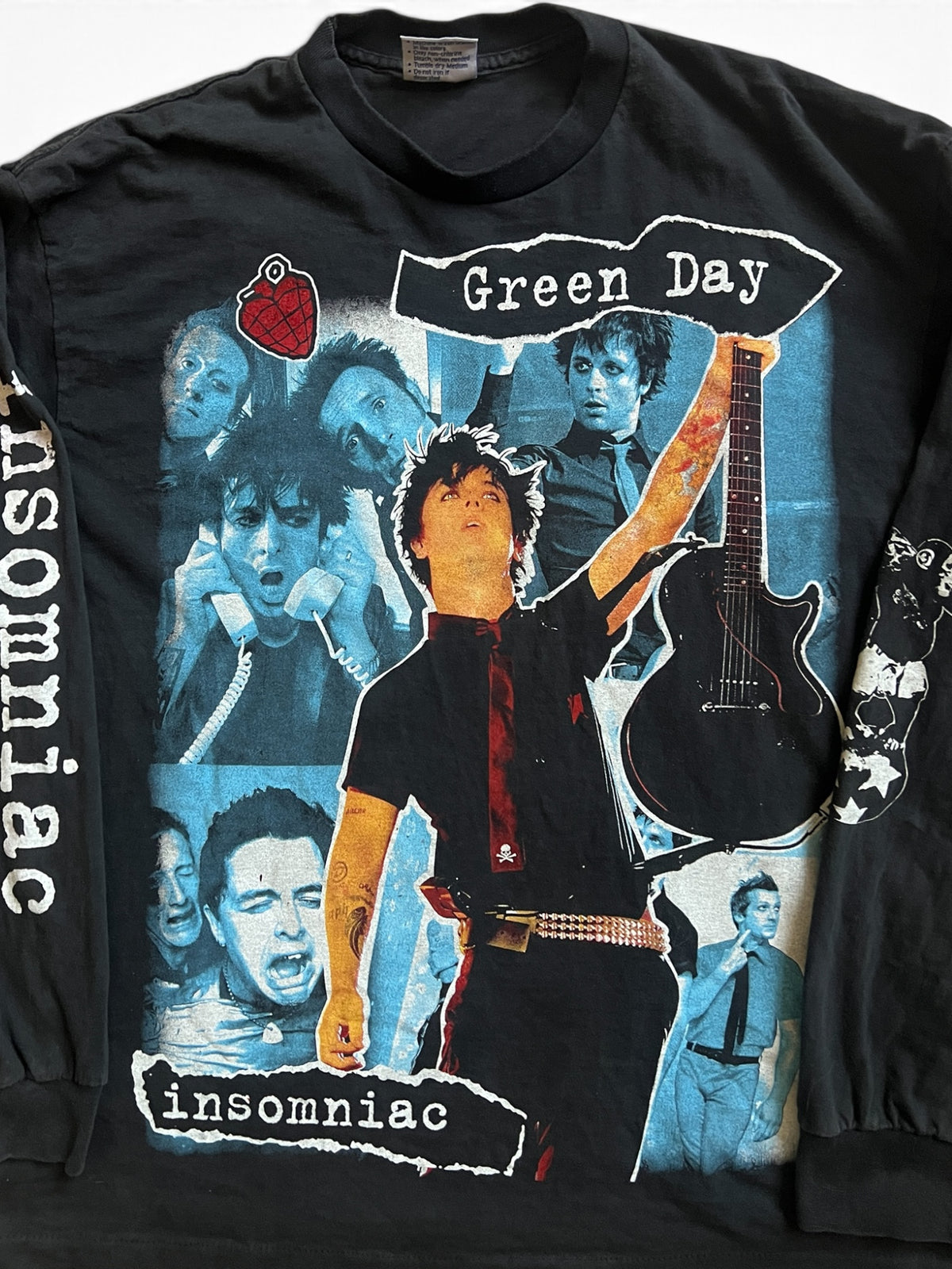 Bootleg Green Day Insomniac 1995 Tour Long Sleeve Shirt