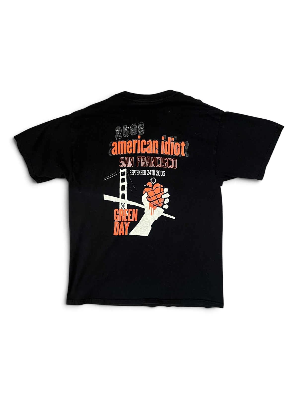 Green Day American Idiot San Francisco Concert 2005 Tee Shirt