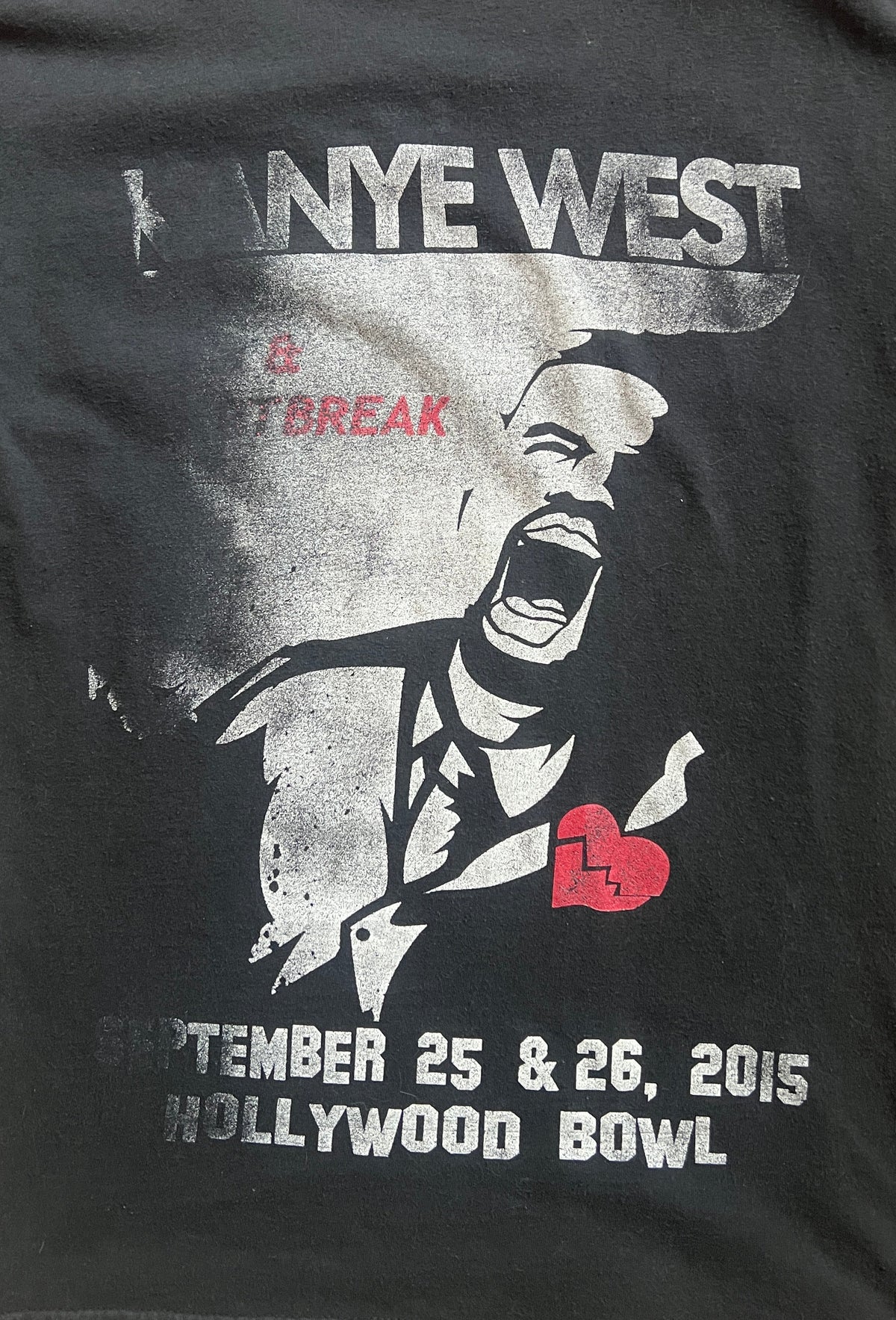 Kanye West Heartbreak Hollywood Bowl T Shirt