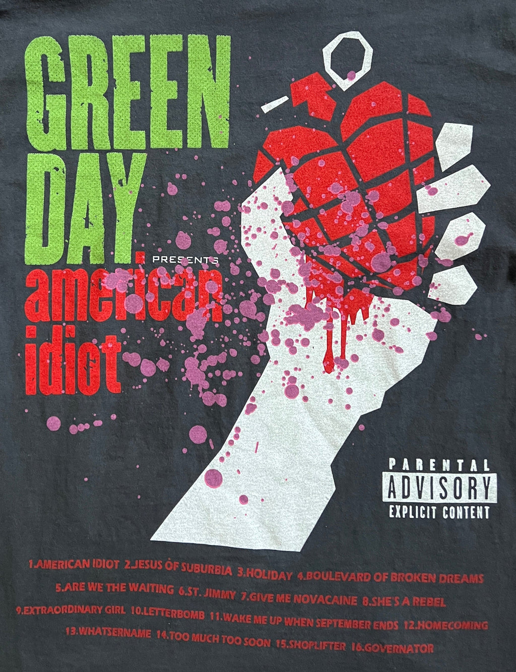 Bootleg Green Day American Idiot Promo Tee Shirt