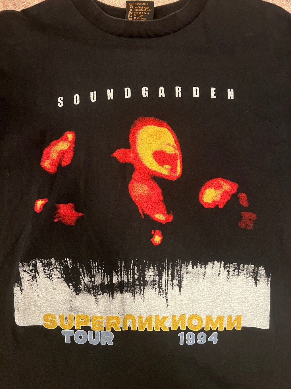 Bootleg Soundgarder 1994 Tour Tee Shirt