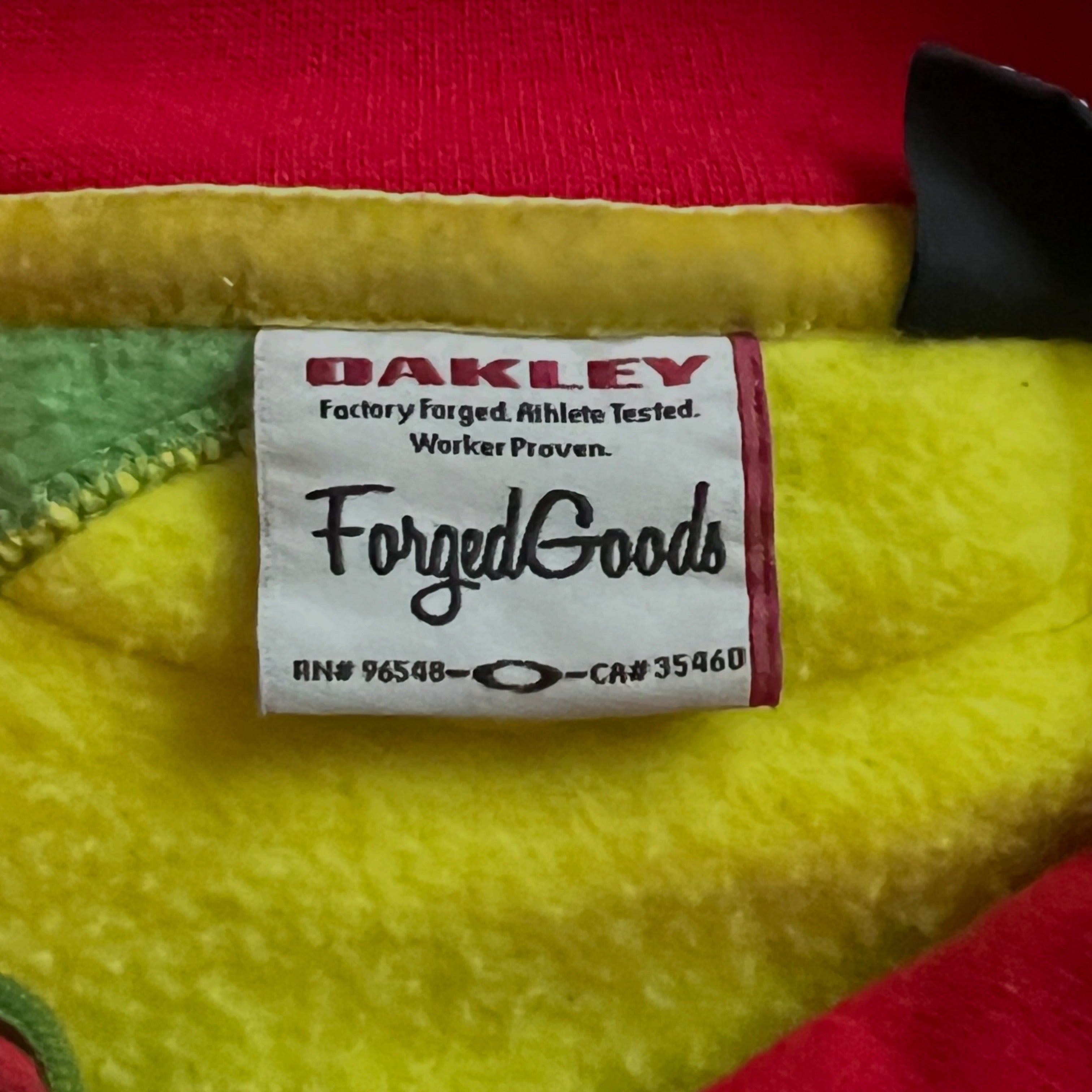 Oakley 00s Rasta Zip Up Hoodie