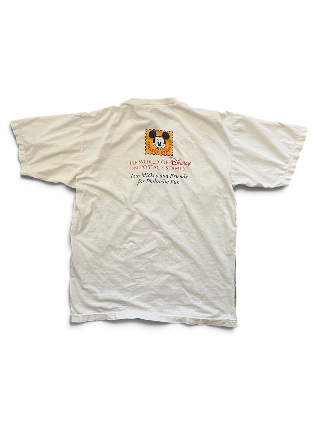Disney Mickey Mouse Postage Stamps Tee Short