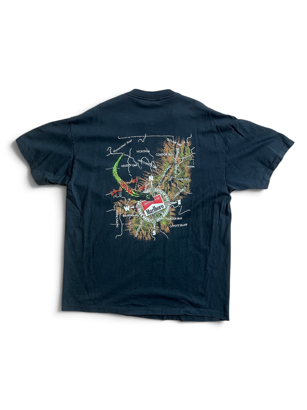 Bootleg Marlboro Pocket Compass Pocket Tee  Shirt