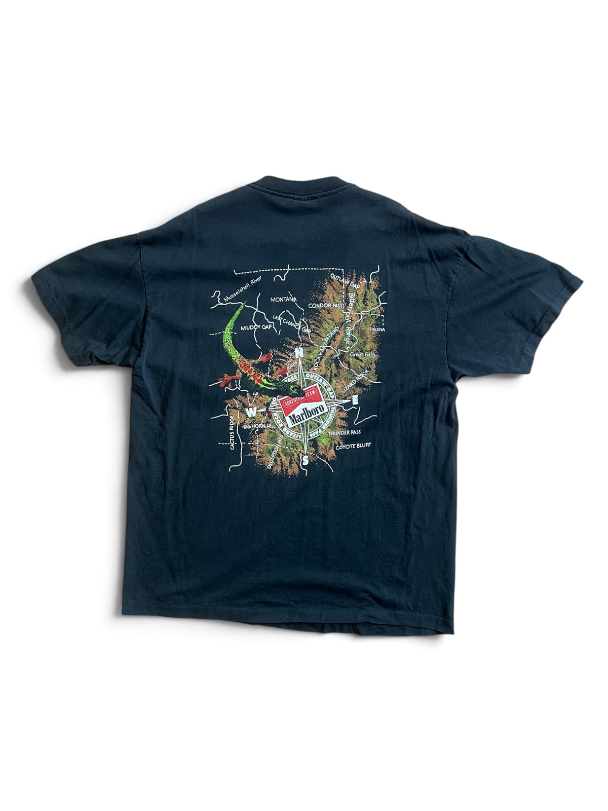 Bootleg Marlboro Pocket Compass Pocket Tee  Shirt