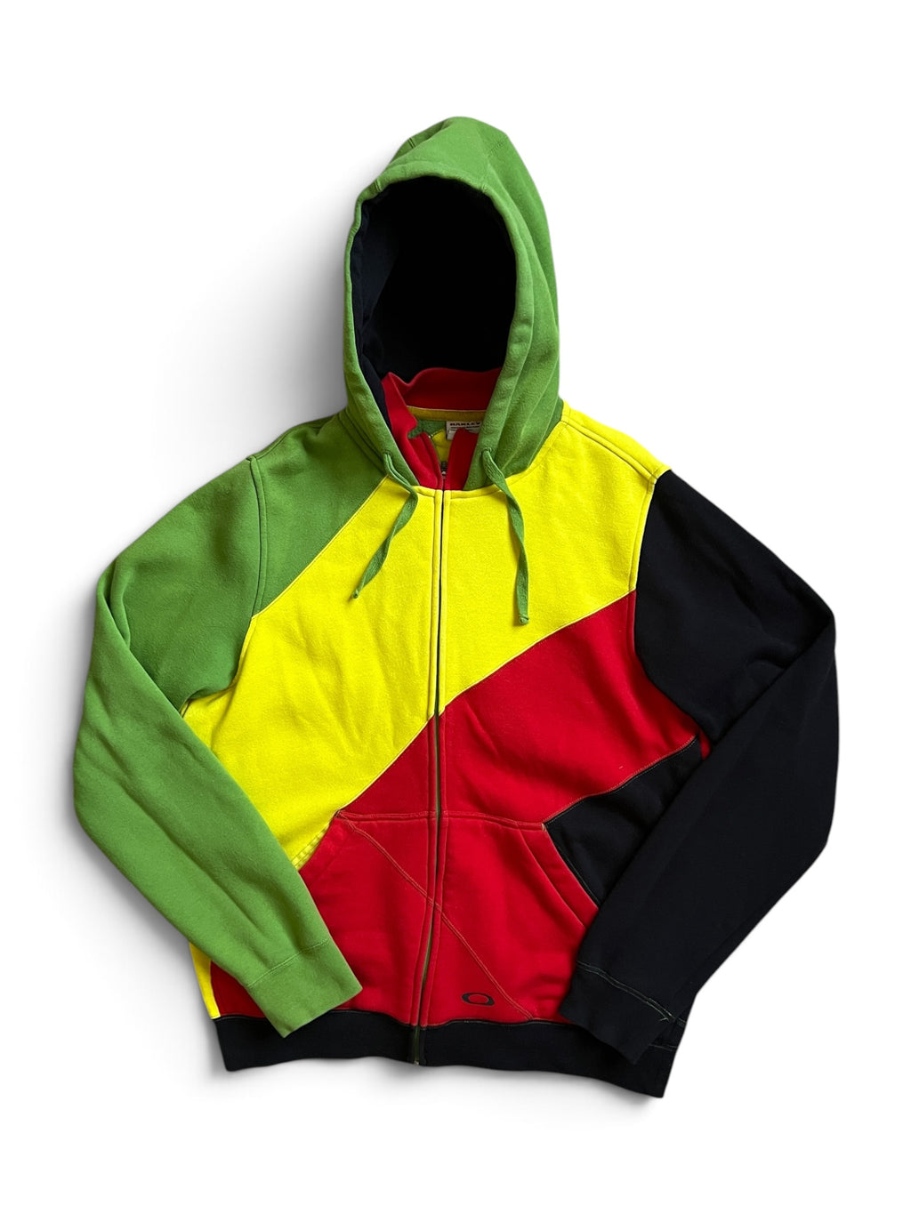 Oakley 00s Rasta Zip Up Hoodie