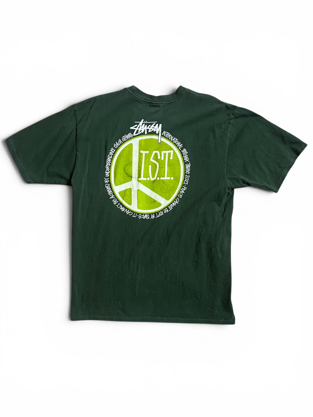 Stussy Peace Dot Pigment Tee Shirt