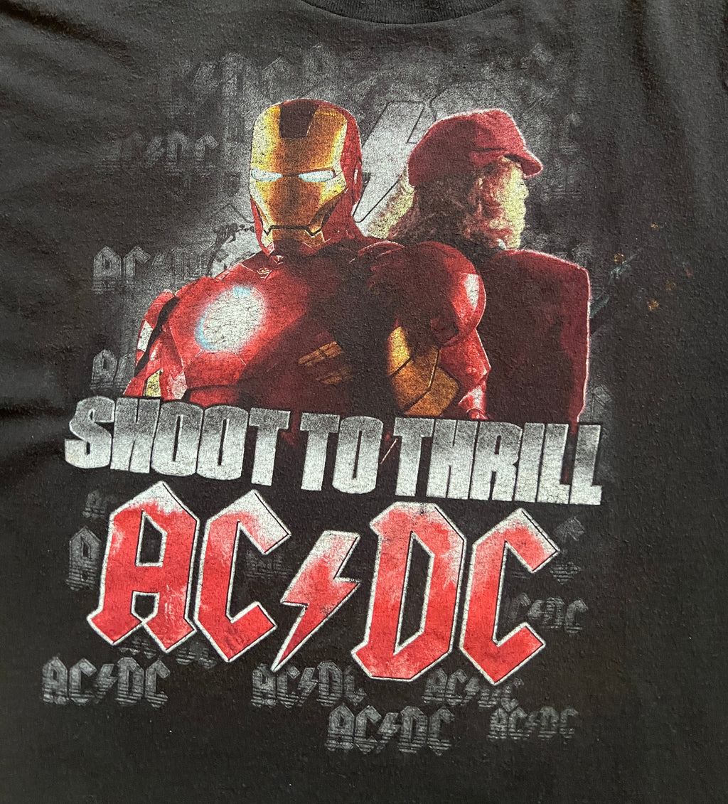 Iron Man 2 x ACDC (2010) Promo Tee Shirt