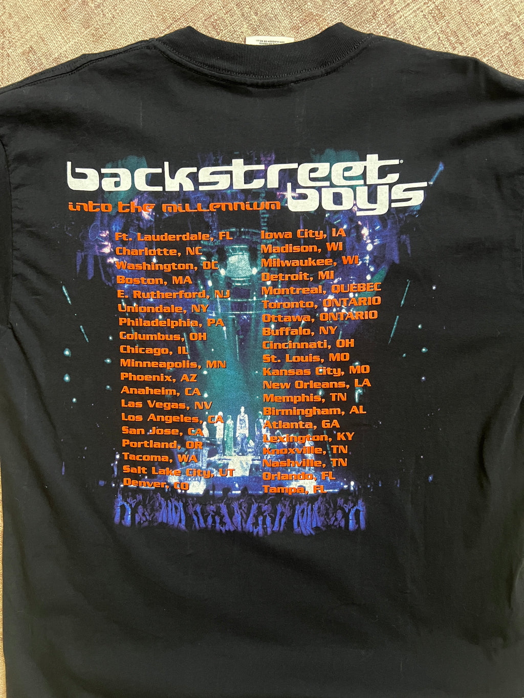 Backstreet Boys 1999 Tour Tee Shirt