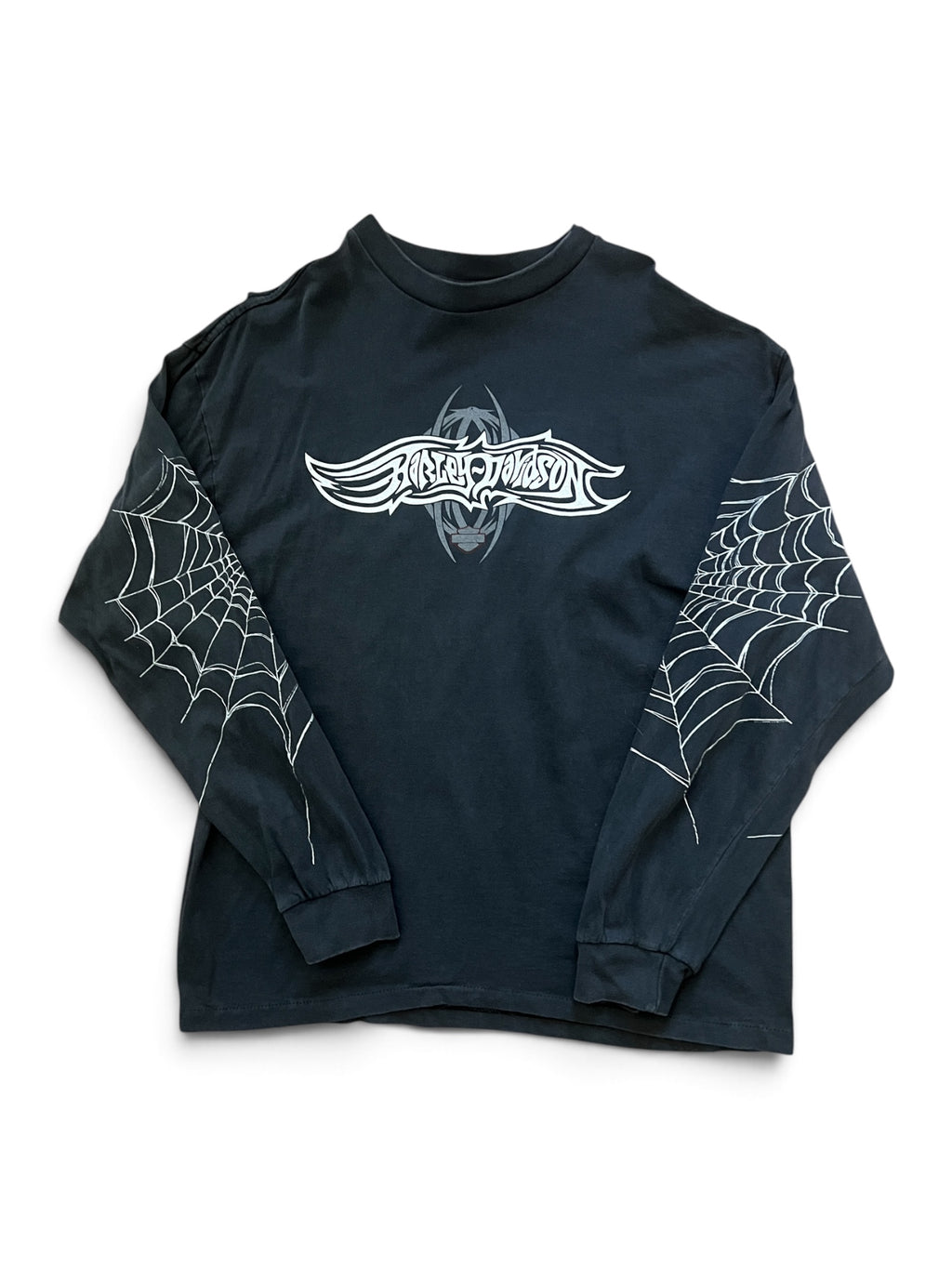 Harley Davidson Auburn Spider Web Long Sleeve Shirt