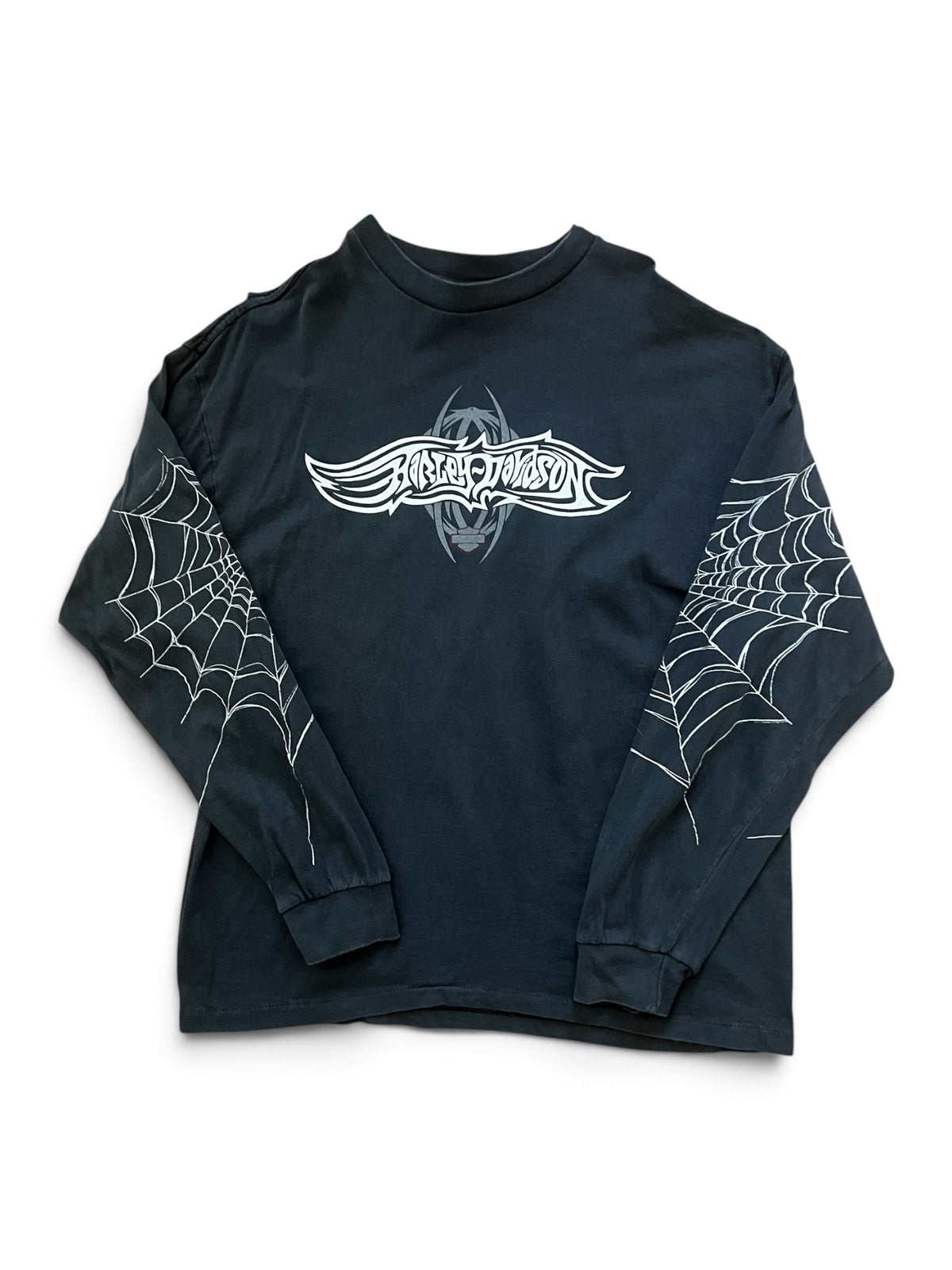 Harley Davidson Auburn Spider Web Long Sleeve Shirt
