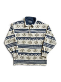 Aztec Long Sleeve Polo Shirt