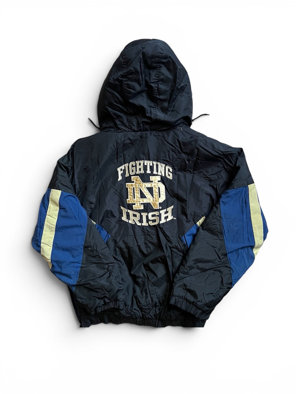 Notre Dame Quarter Zip Starter Jacket