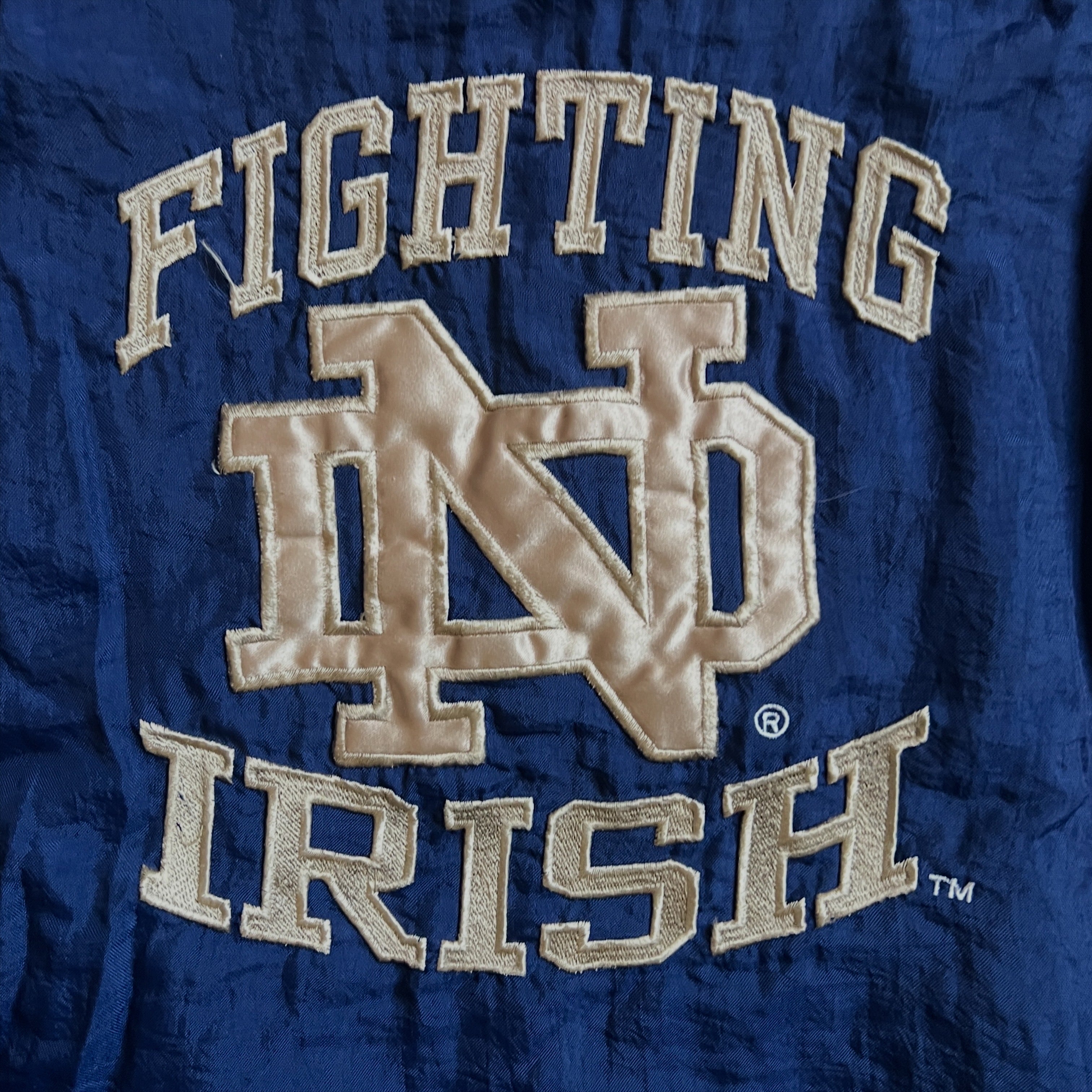 Notre Dame Quarter Zip Starter Jacket