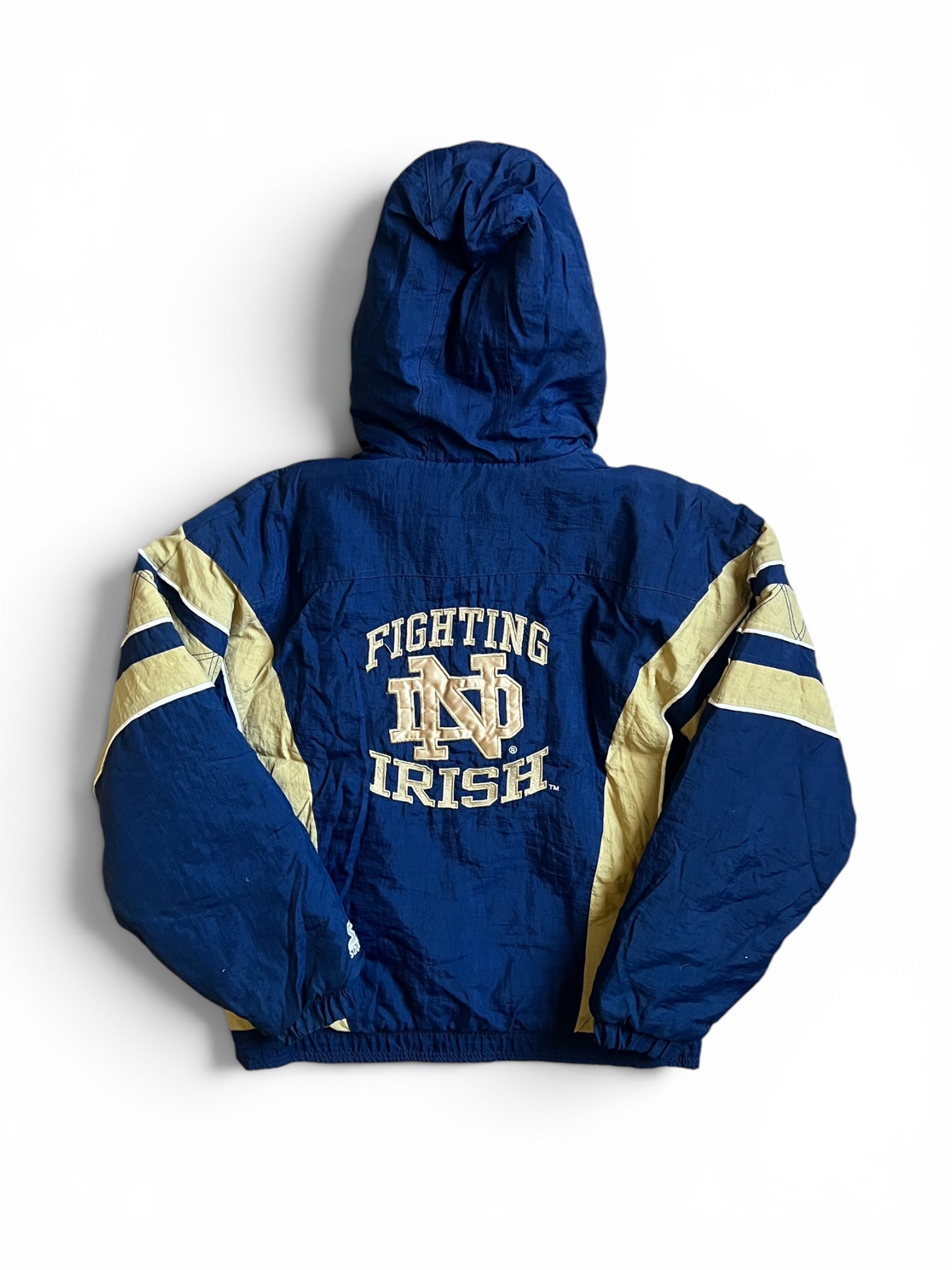 Notre Dame Quarter Zip Starter Jacket