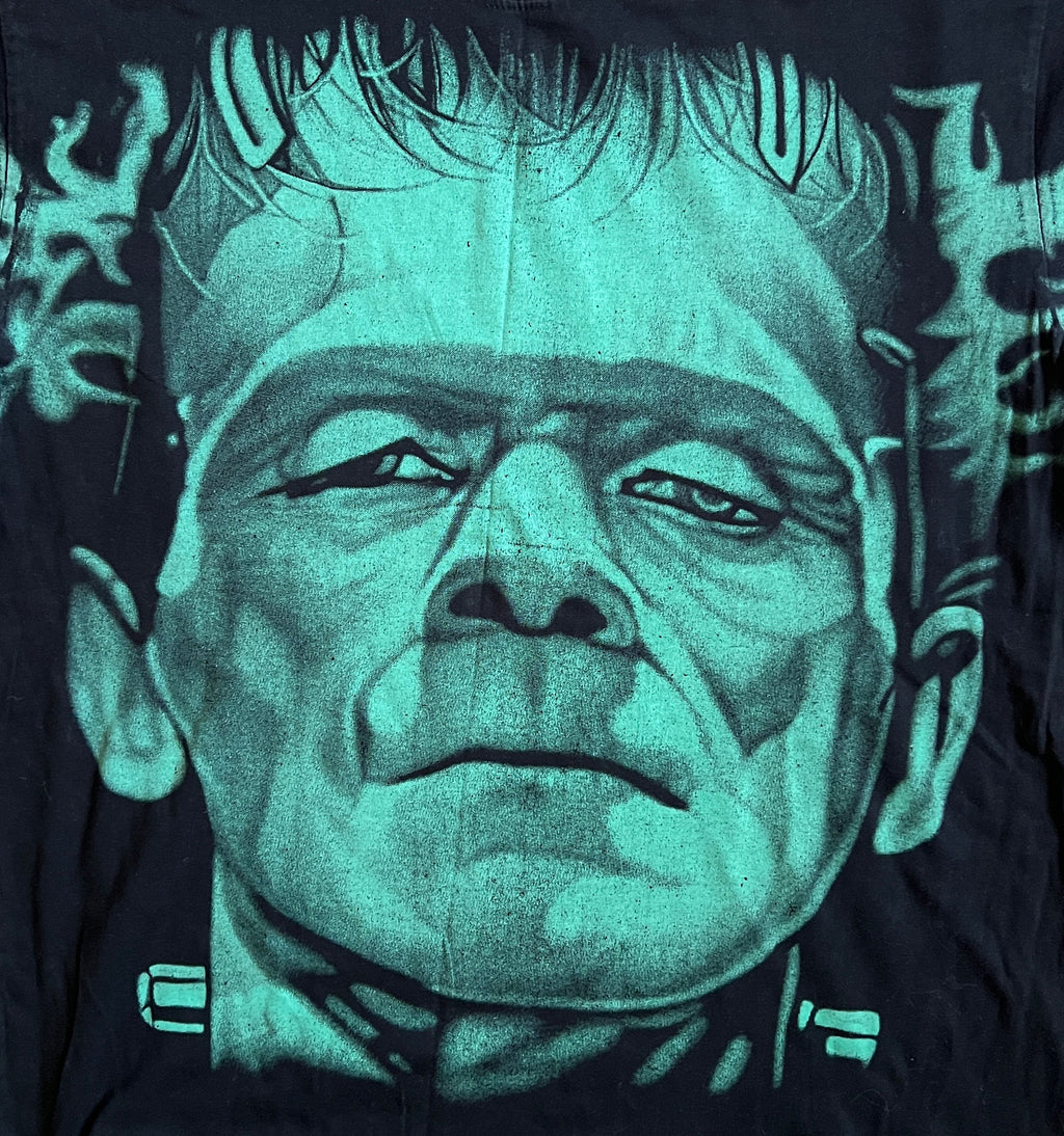 Frankenstein All Over Graphic Tee Shirt