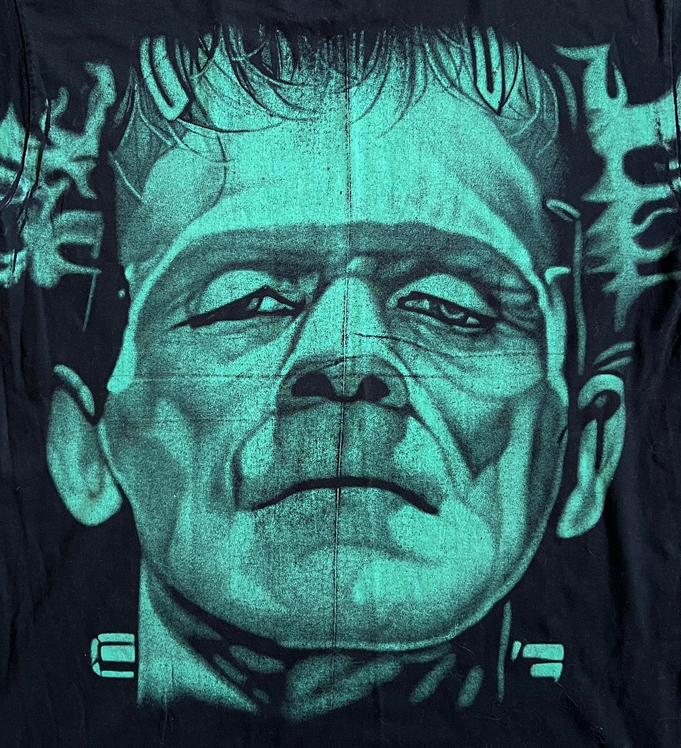 Frankenstein All Over Graphic Tee Shirt