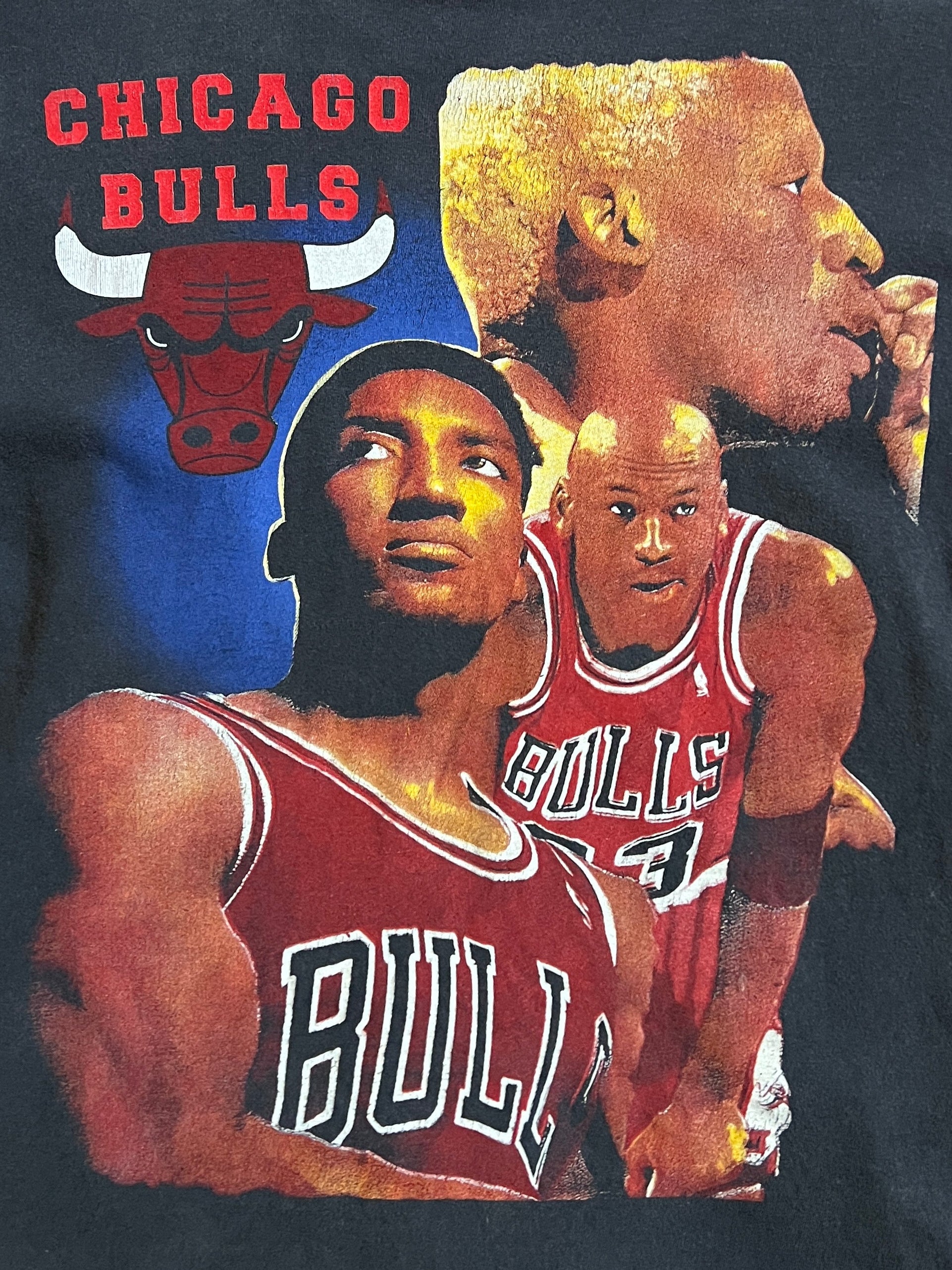 BOOTLEG FADED SINGLE STITCHED CHICAGO BULLS