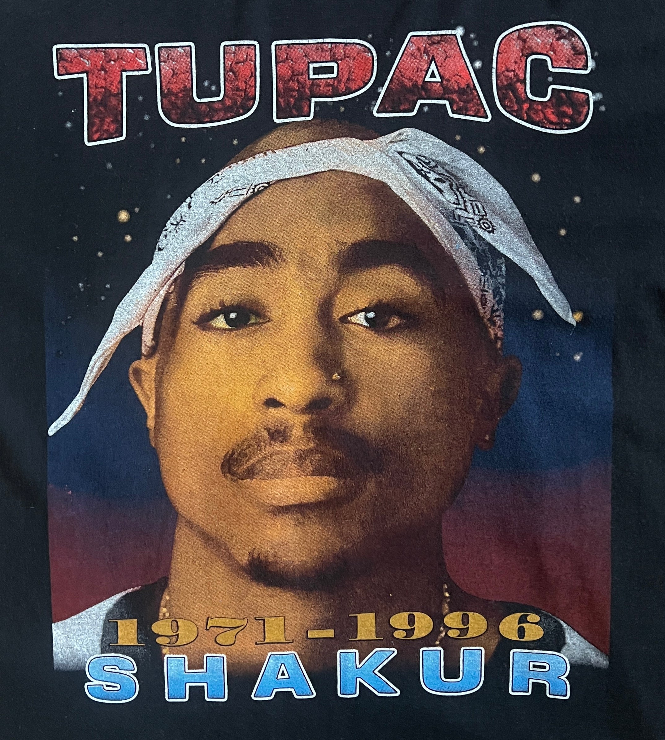 Bootleg Single Stitched Faded 2Pac Against All Odds