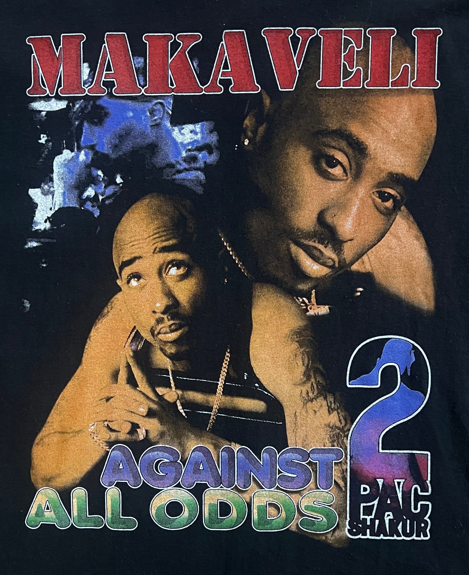 Bootleg Single Stitched Faded 2Pac Against All Odds