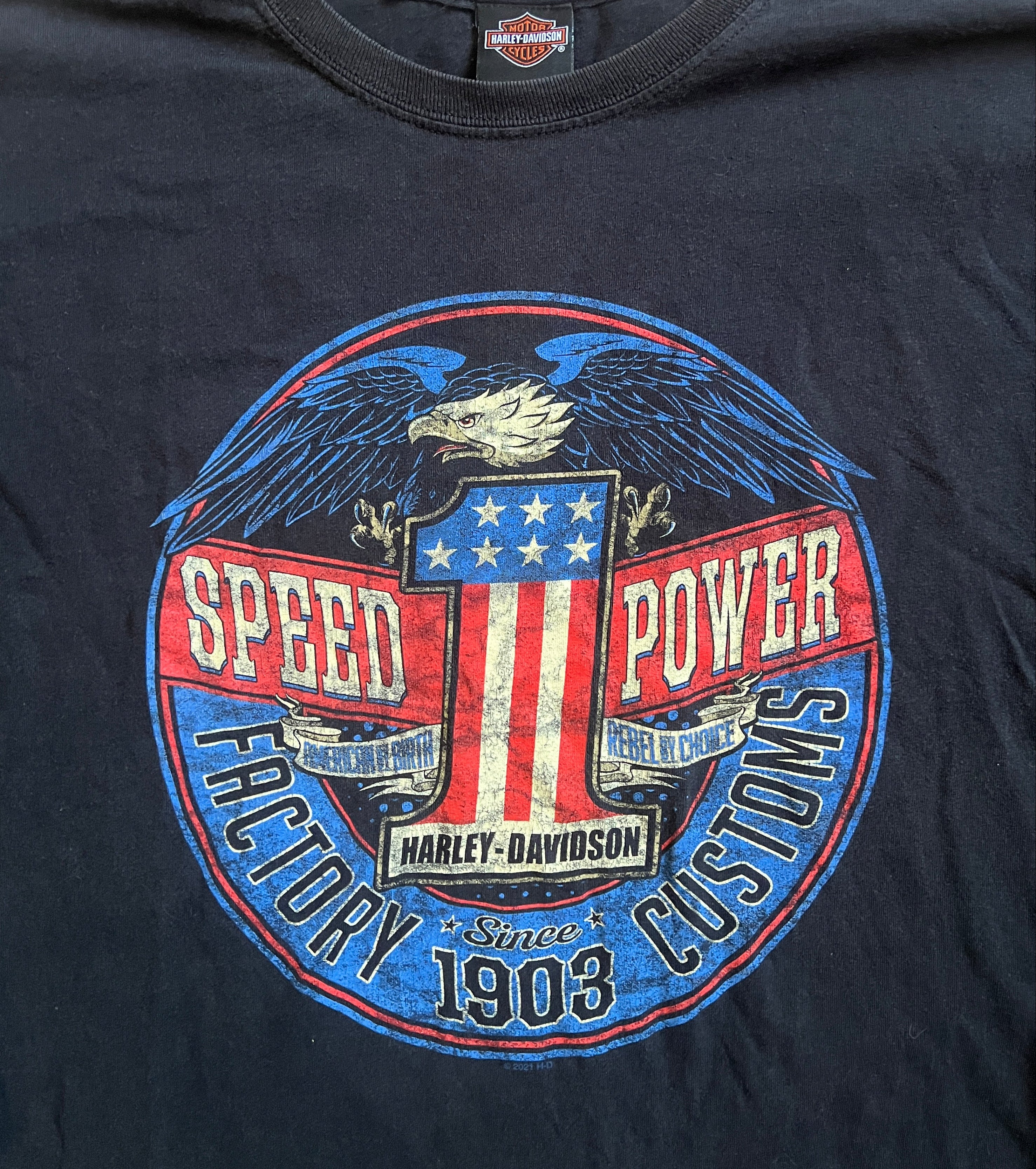 Harley Davidson Speed Power Long Sleeve Shirt