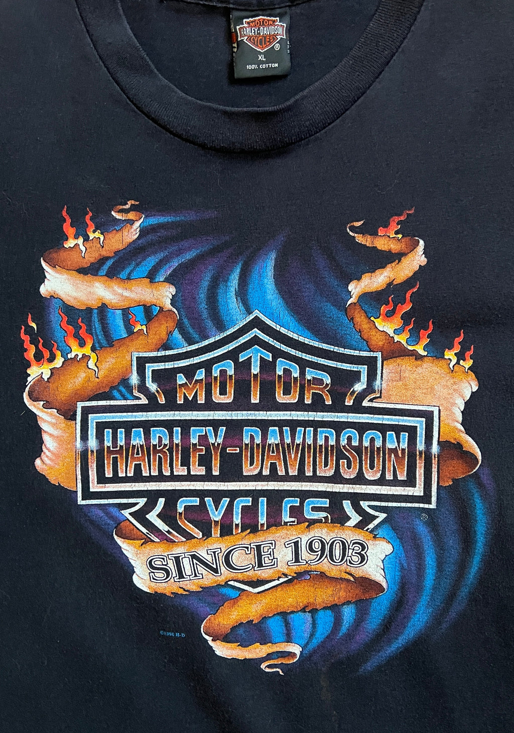 Saint Thomas 1995 Harley Davidson Tee Shirt
