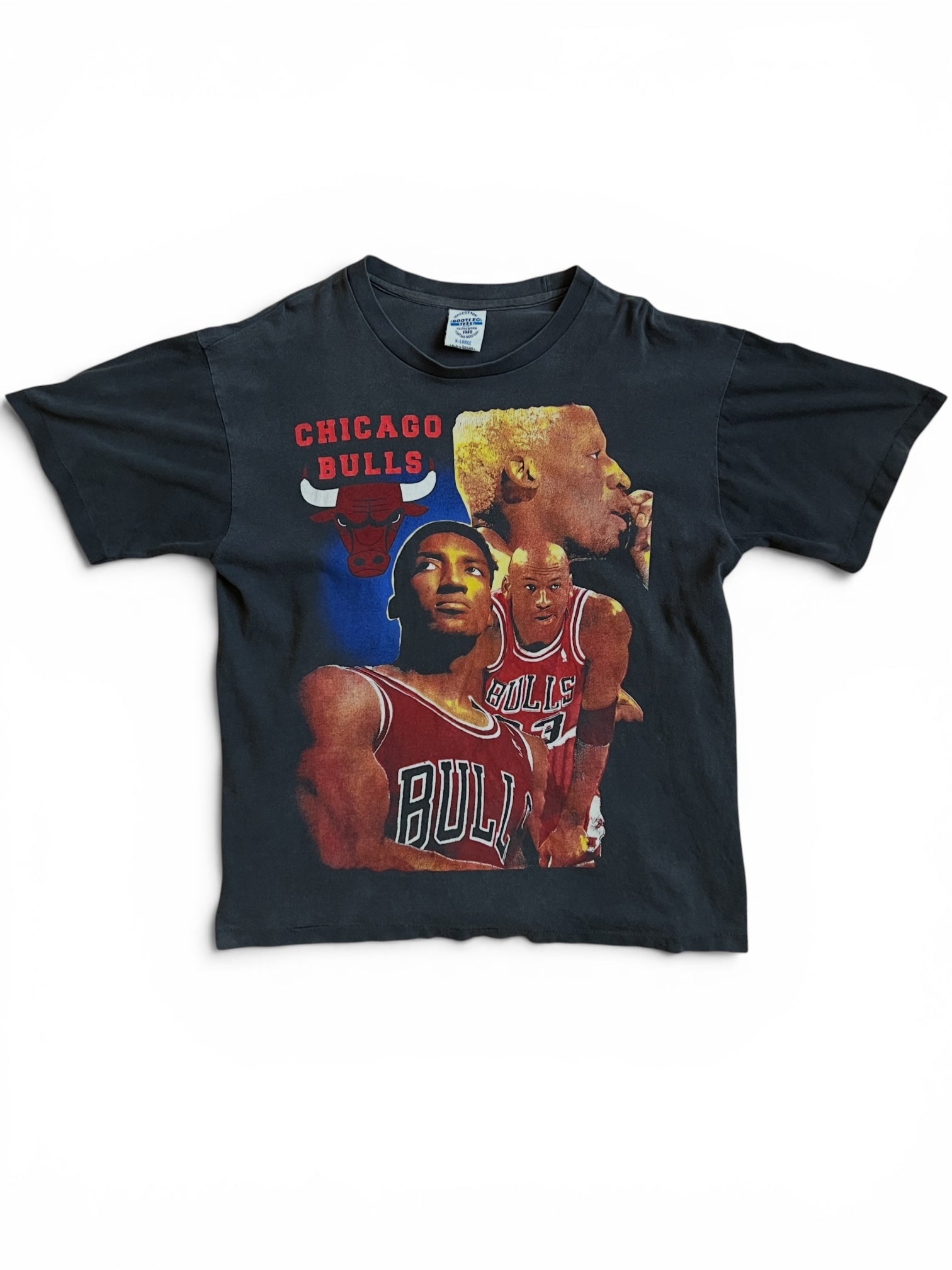 BOOTLEG FADED SINGLE STITCHED CHICAGO BULLS