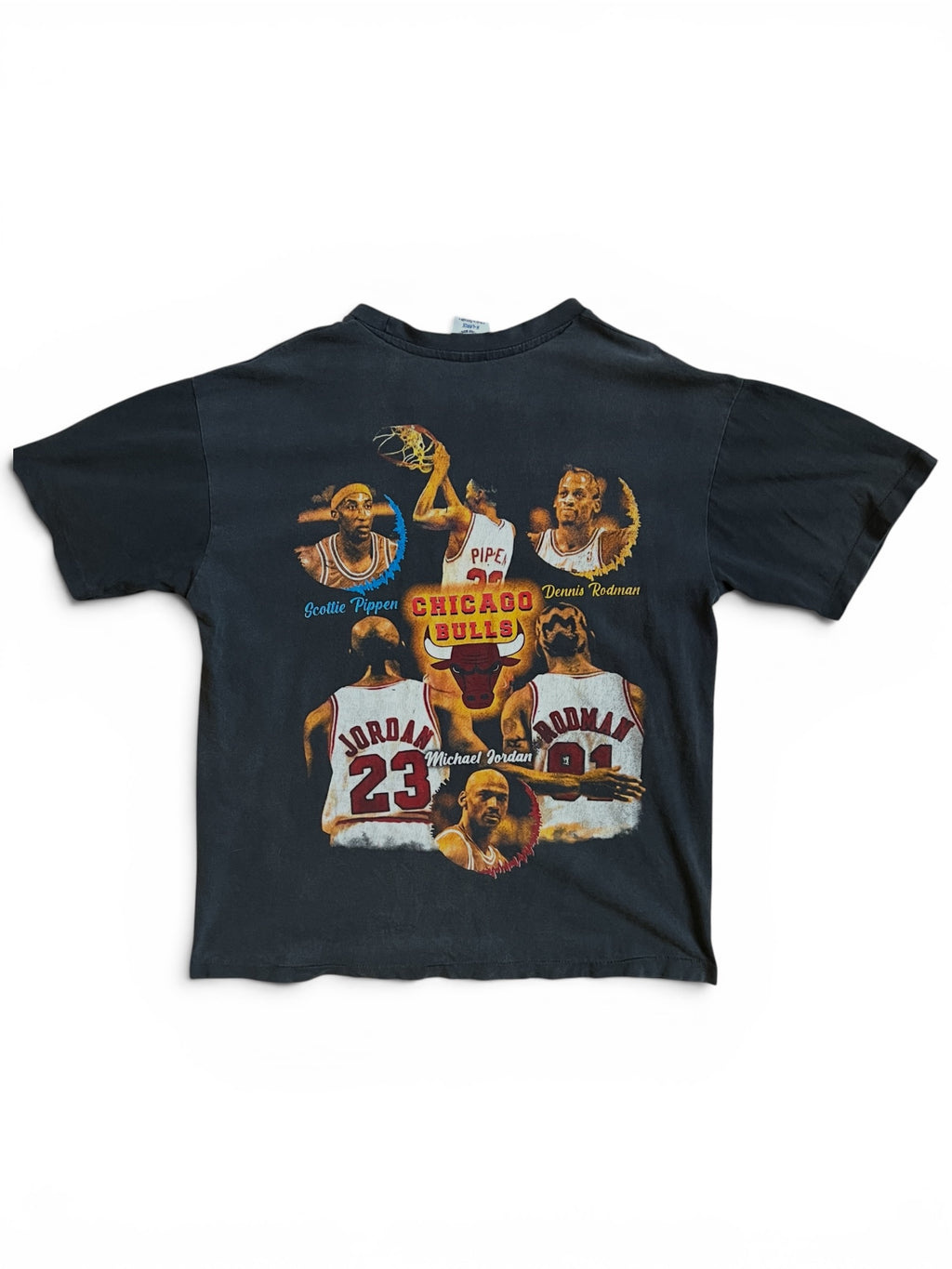 BOOTLEG FADED SINGLE STITCHED CHICAGO BULLS