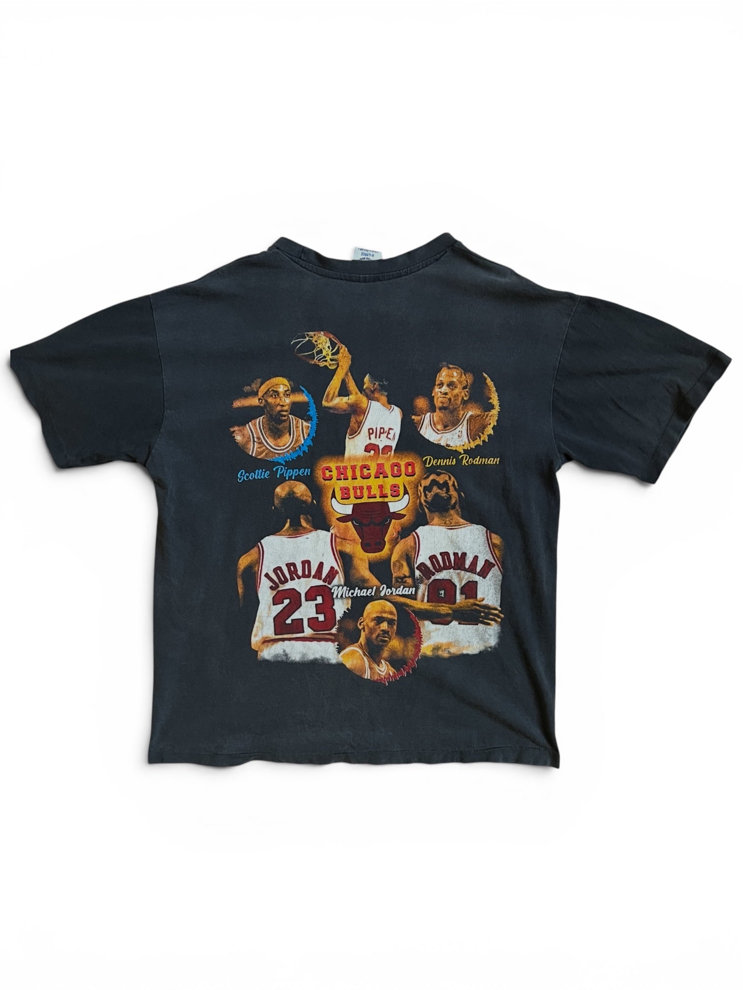 BOOTLEG FADED SINGLE STITCHED CHICAGO BULLS