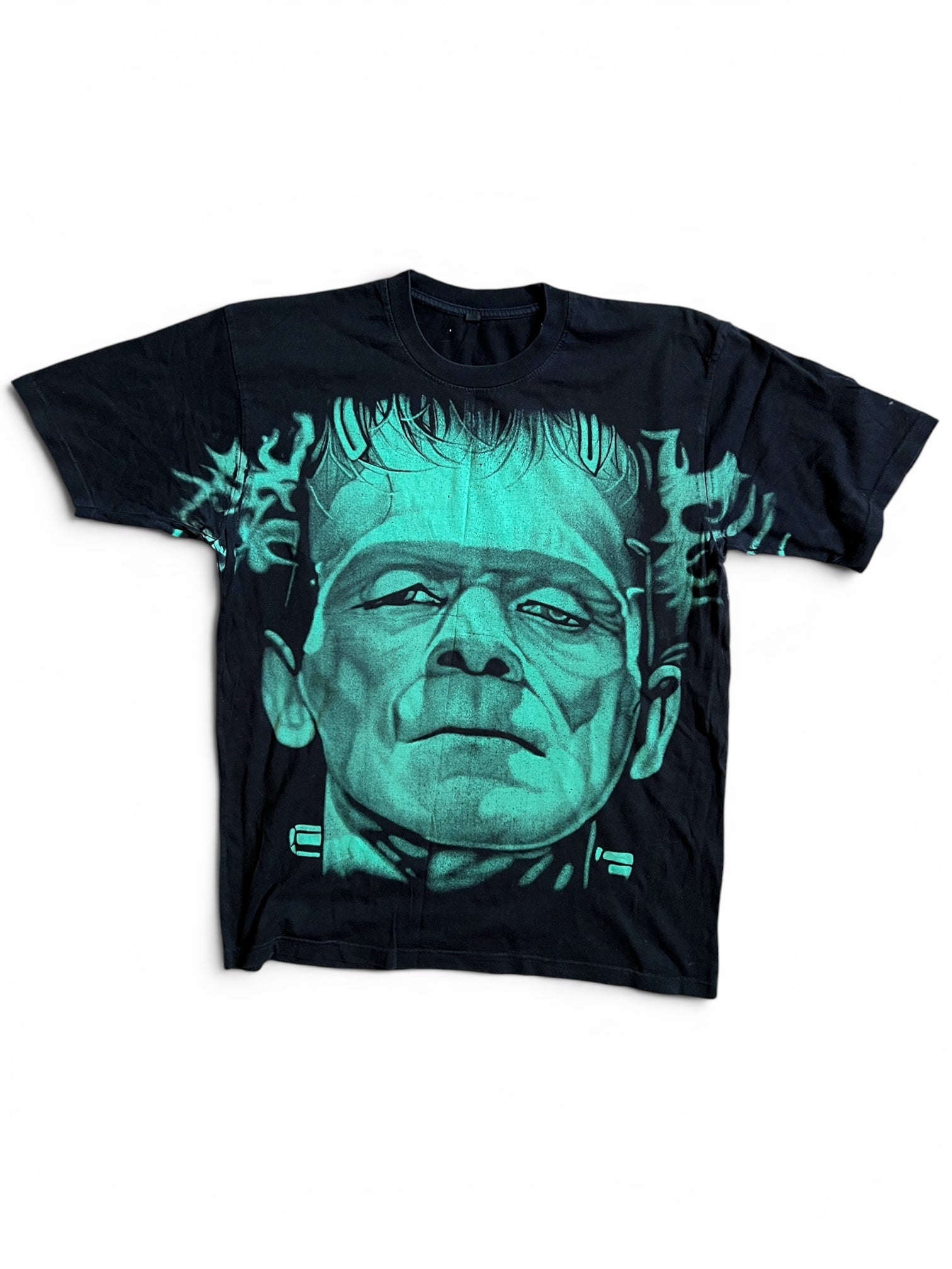 Frankenstein All Over Graphic Tee Shirt