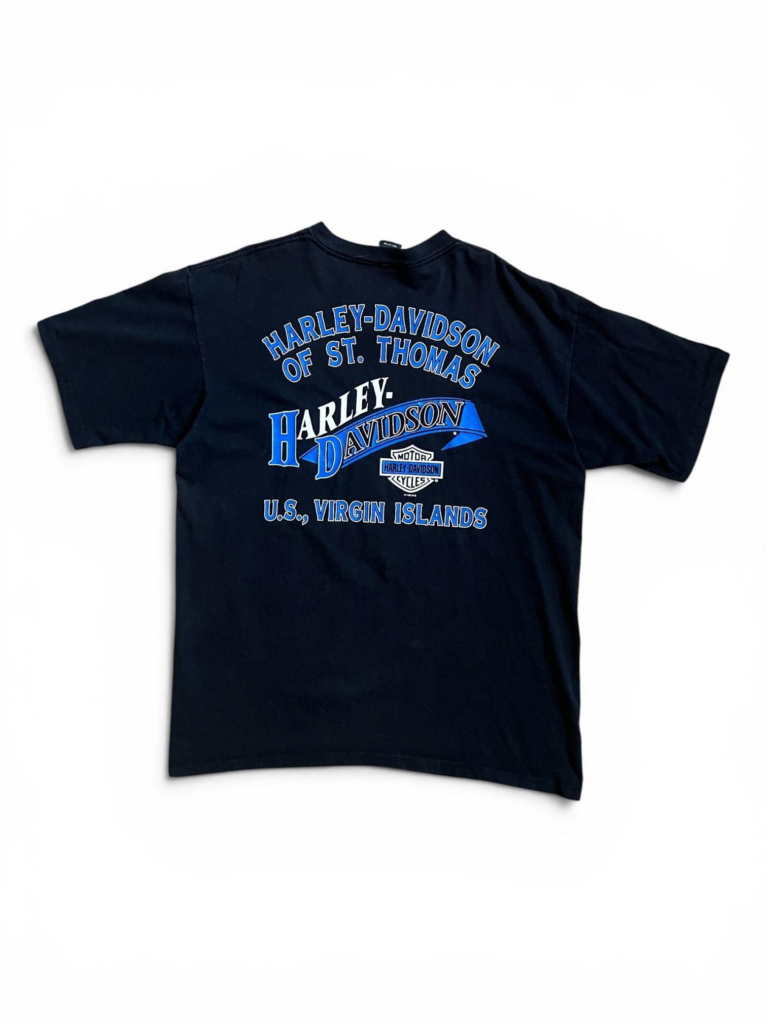 Saint Thomas 1995 Harley Davidson Tee Shirt