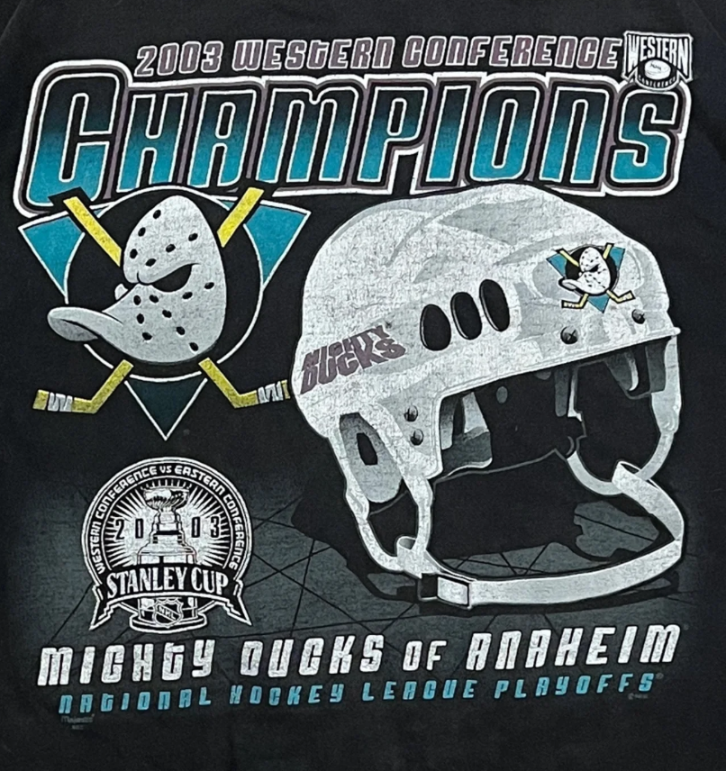 Mighty Duck 2003 Western Conference Champions