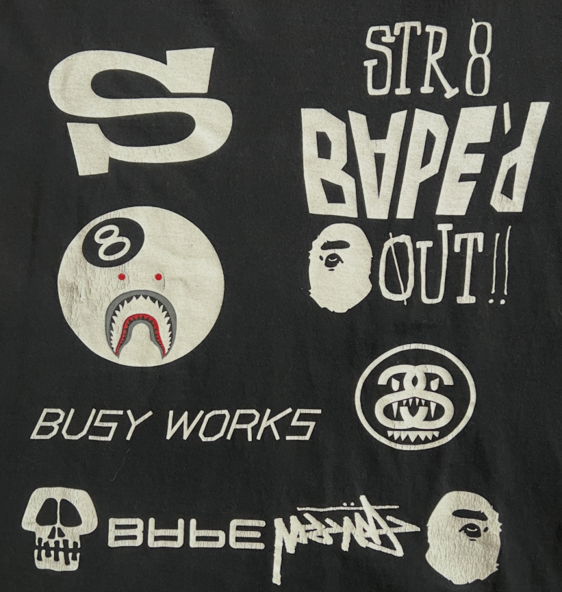 Bape x Stussy Tee Shirt
