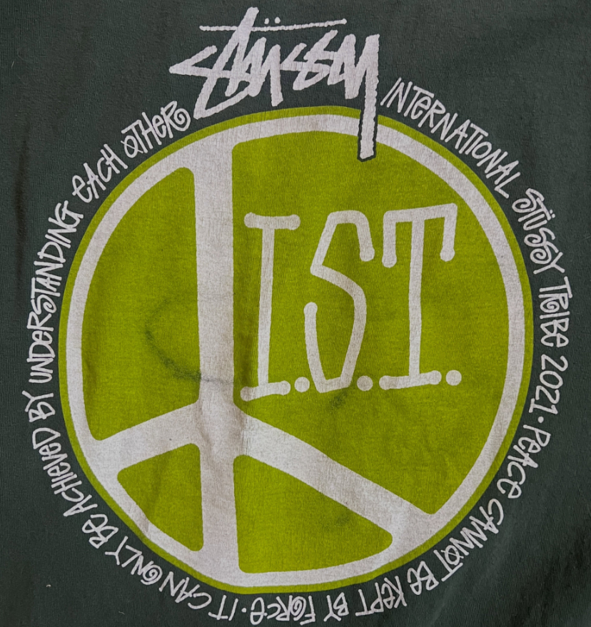 Stussy Peace Dot Pigment Tee Shirt