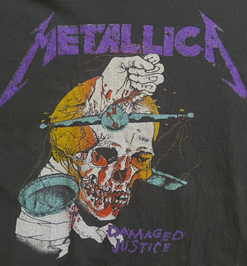 Metallica Damaged Justice Tee Shirt