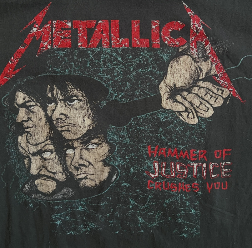 Metallica Damaged Justice Tee Shirt